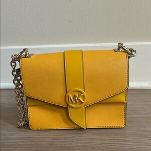 Michael Kors Yellow Crossbody Bag